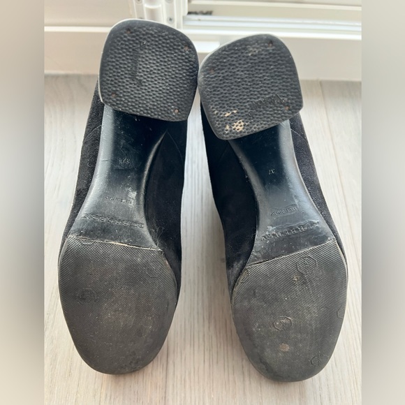 Burberry Trench Buckle Britannia 70 Suede Ankle Boots - Picture 12 of 13